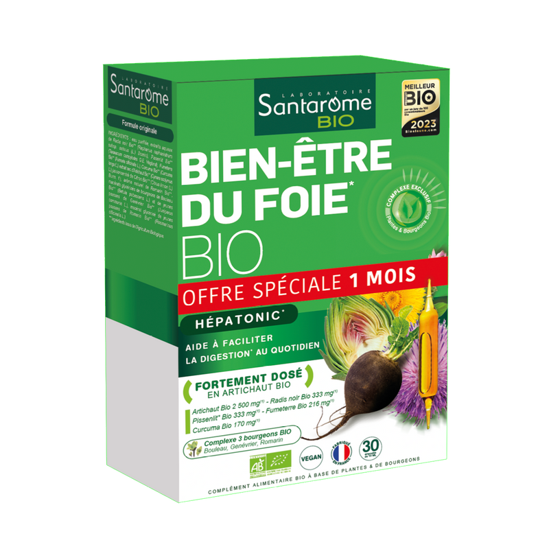 Organic Liver Well-being - Hépatonic - 30 ampoules