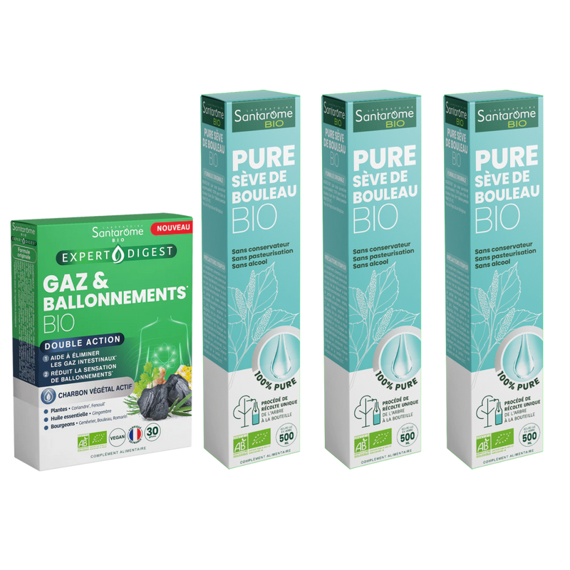 Pack Détox & Gaz et Ballonnements Bio