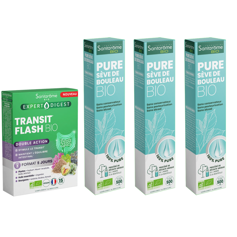 Pack Détox & Transit Flash Bio
