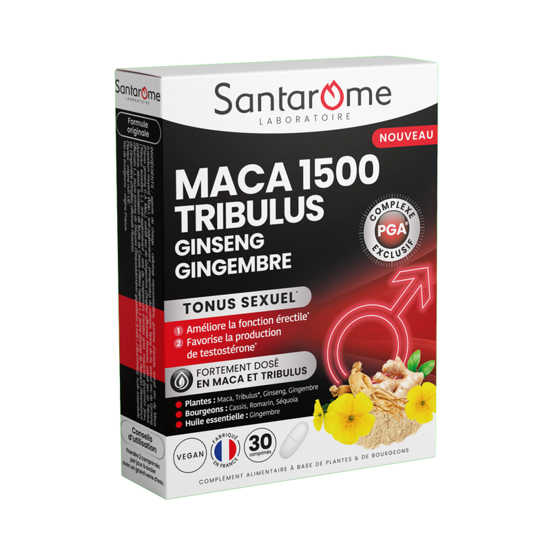 Maca 1500 Tribulus Ginseng Ginger - 30 tablets