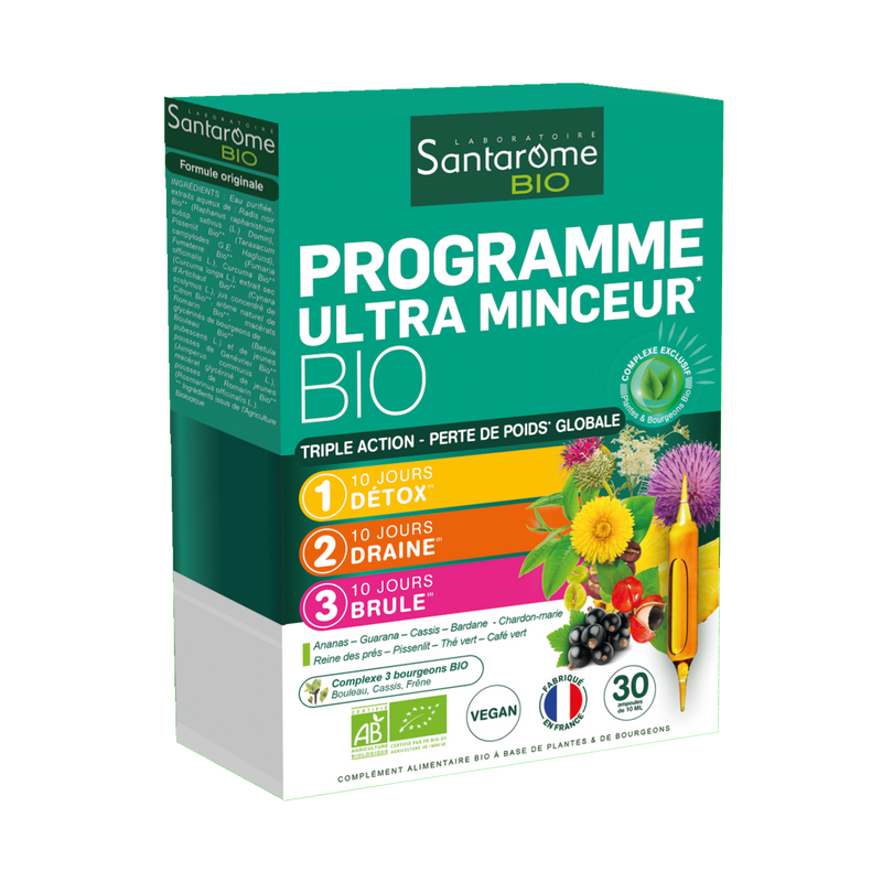 Ultra Slimming Organic Program - 30 ampoules