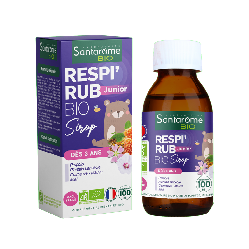 Respi'Rub Syrup Organic Junior