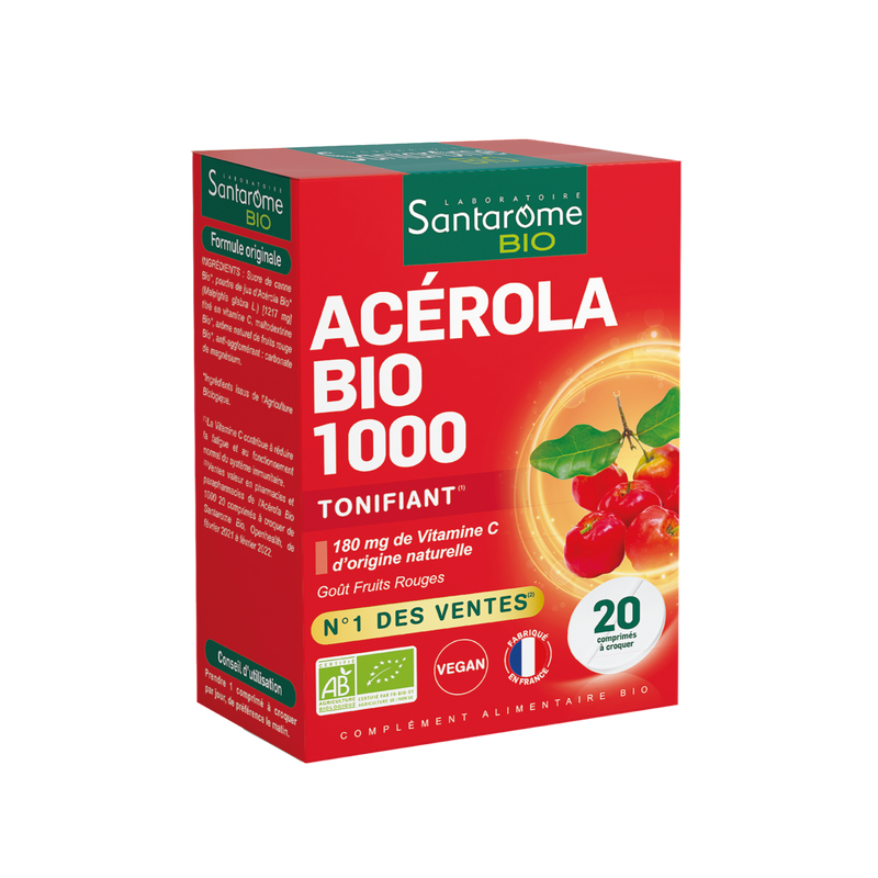 Acerola Organic 1000 - 20 tablets