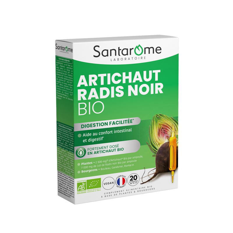 Artichoke Radish Black Organic - 20 ampoules