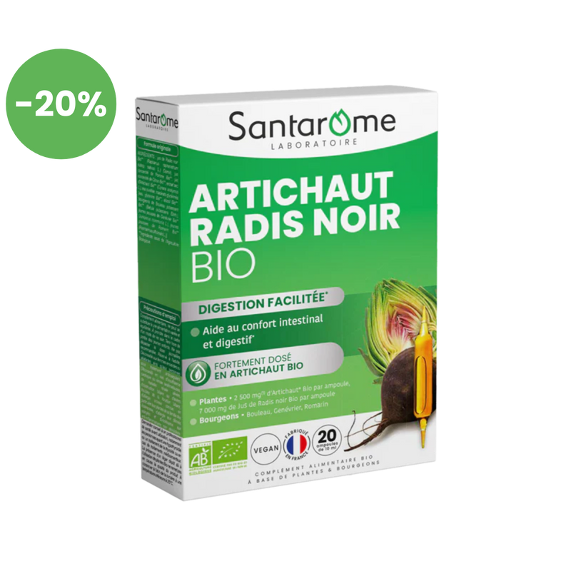 Artichoke Radish Black Organic - 20 ampoules