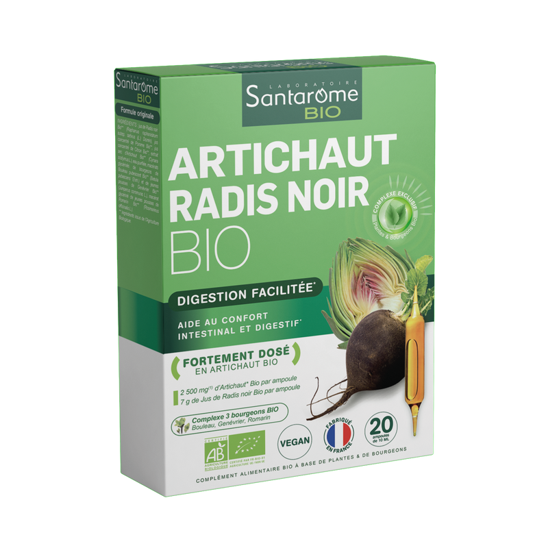 Artichoke Radish Black Organic - 20 ampoules