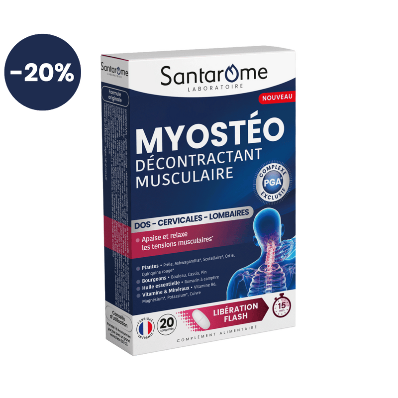 Myostéo Muscle Relaxant - 20 tablets