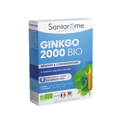 Ginkgo Organic 2000 - 20 ampoules
