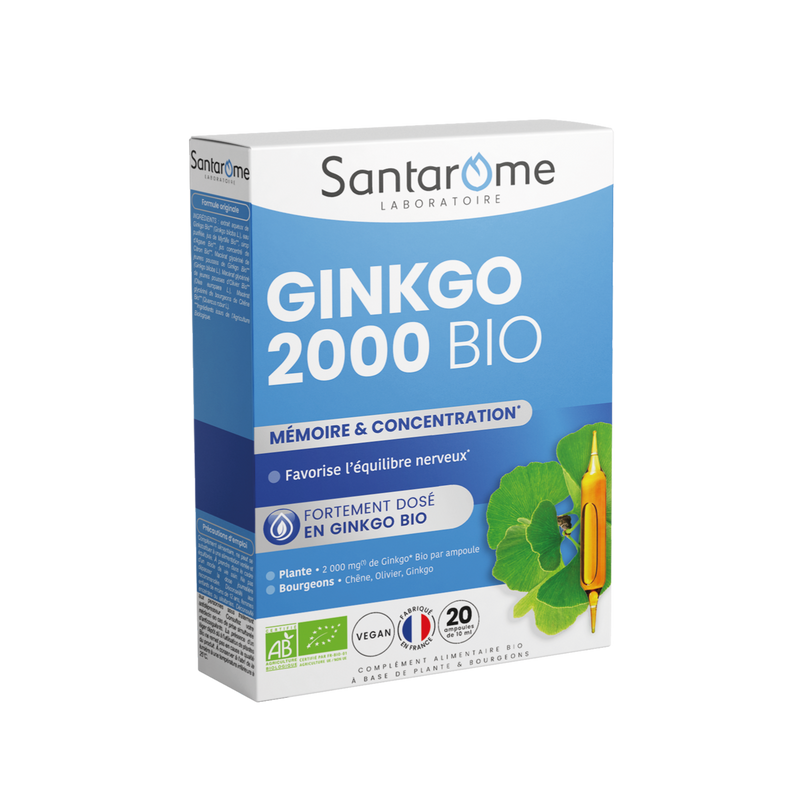 Ginkgo Organic 2000 - 20 ampoules