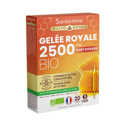 Ruche Royale - Royal Jelly 2500 Organic - 20 ampoules