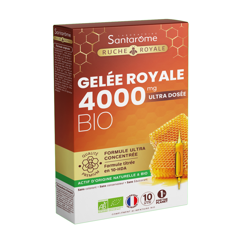 Ruche Royale - Royal Jelly 4000 Organic - 10 vials