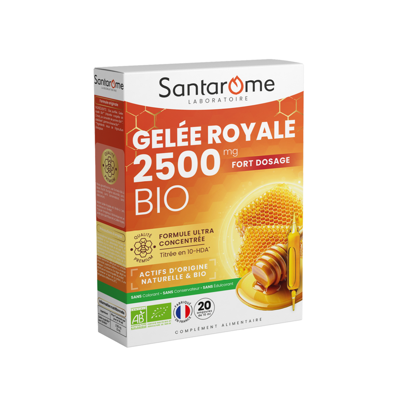 Ruche Royale - Royal Jelly 2500 Organic - 20 ampoules