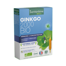Ginkgo Organic 2000 - 20 ampoules