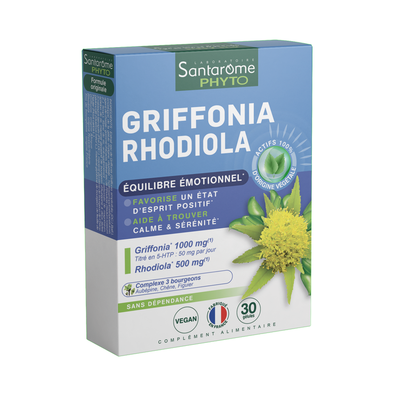 Griffonia Rhodiola - 30 capsules