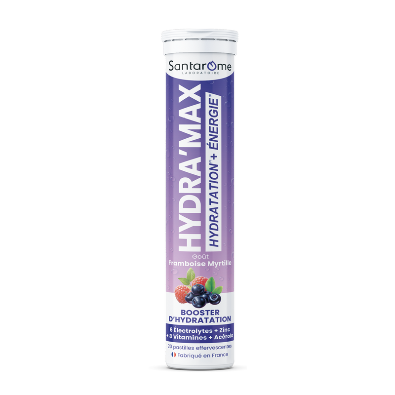 HYDRA'MAX Raspberry Blueberry - 20 hydration tablets