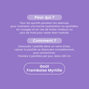 HYDRA'MAX Raspberry Blueberry - 20 hydration tablets