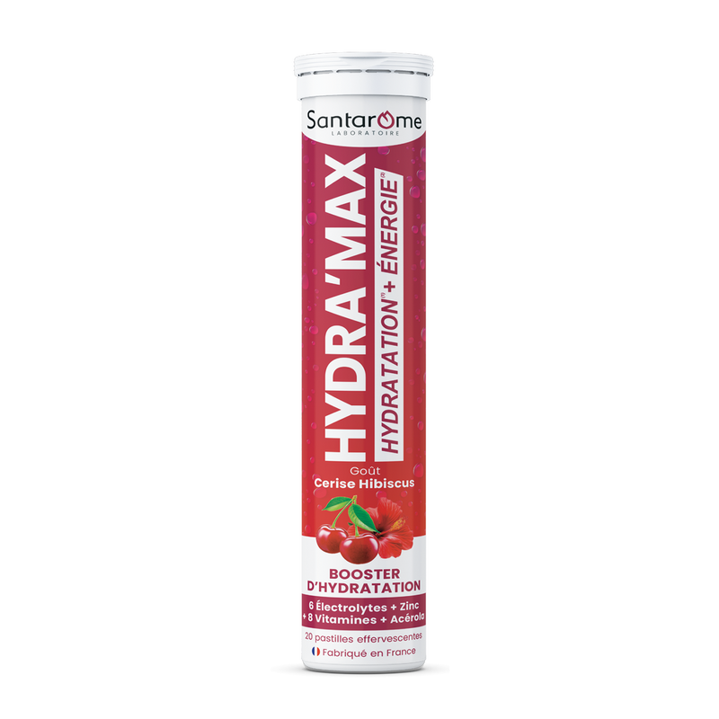 HYDRA'MAX Cerise Hibiscus - 20 pastilles hydratation