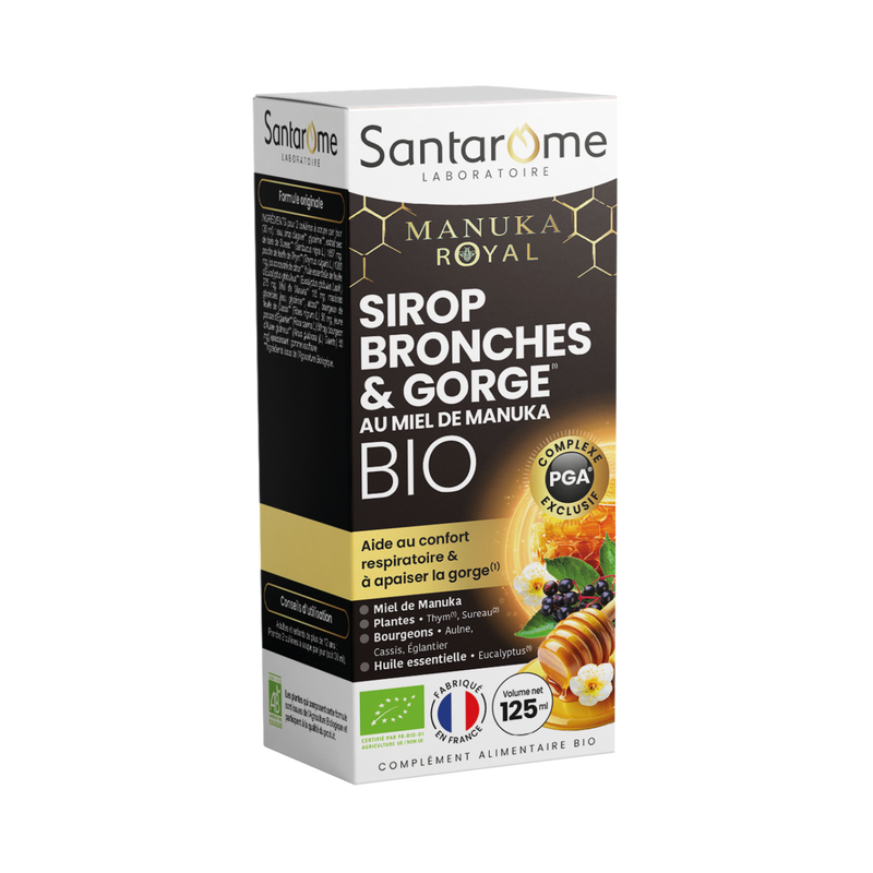 Bronchial & Throat Syrup with Organic Manuka Honey