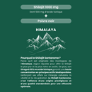 Shilajit + 1000 mg - 60 gélules