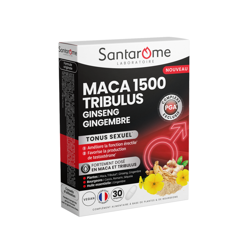 Maca 1500 Tribulus Ginseng Ginger - 30 tablets