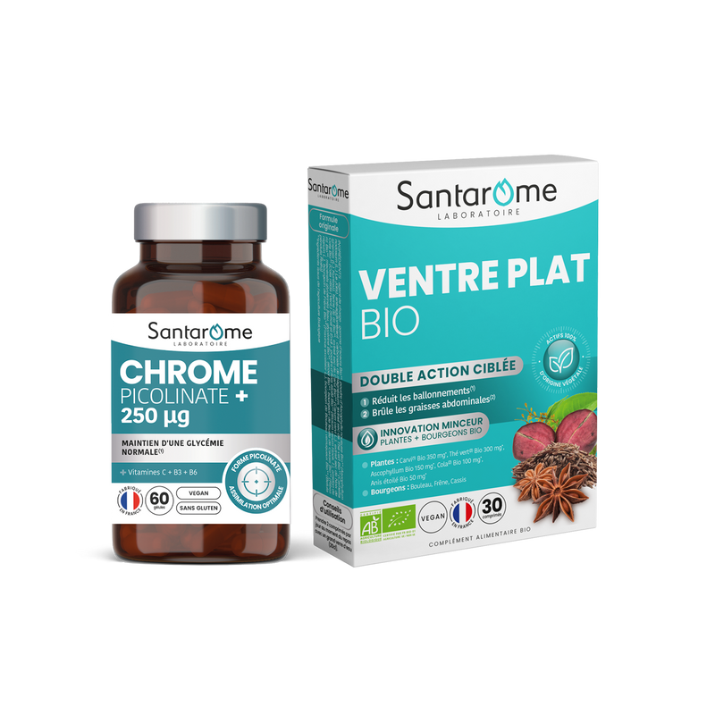 Pack Minceur & Métabolisme - Chrome + Ventre Plat