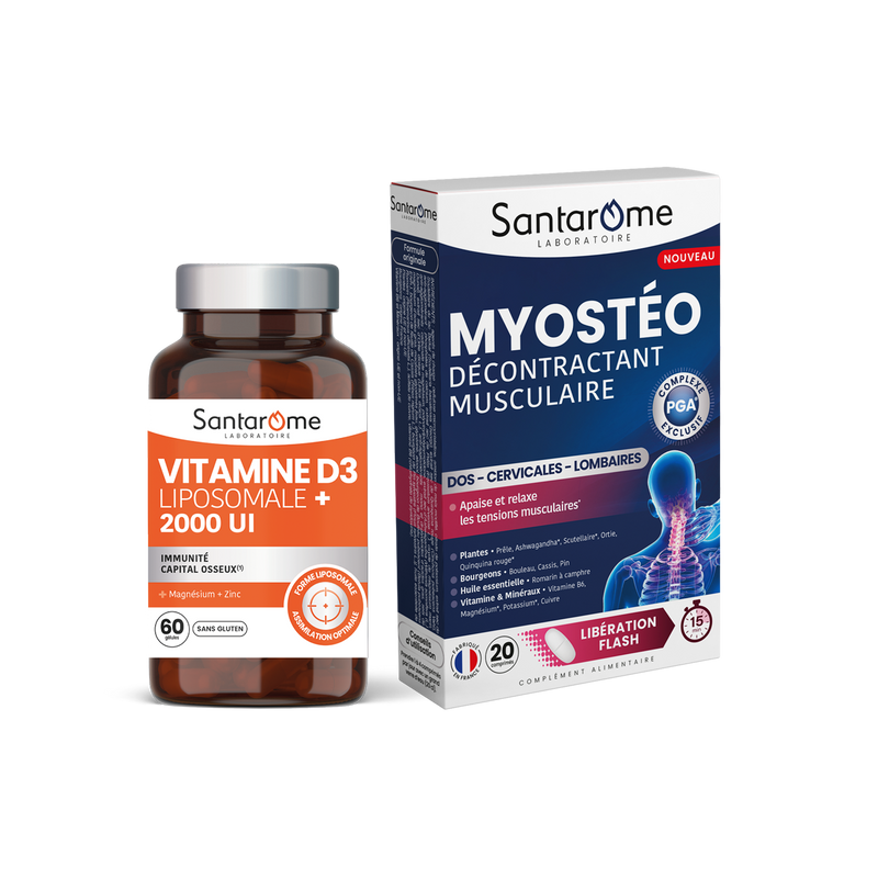 Pack Confort Musculaire - Vitamine D3 + Flash