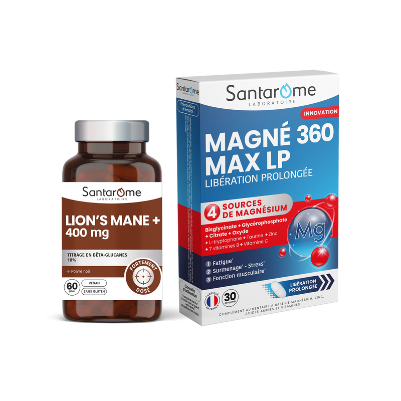 Pack Mémoire et Concentration - Lion's Mane + Magnésium
