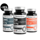 Pack les Essentiels : Fer, D3, Zinc
