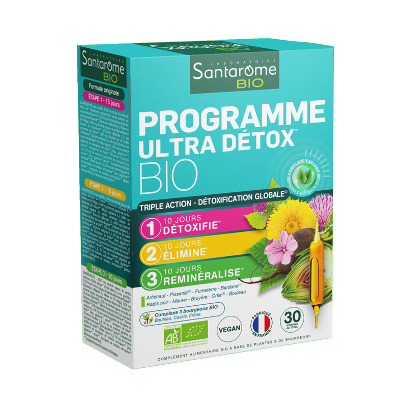 Ultra Detox Organic Program - 30 ampoules