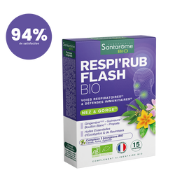 Respi'Rub Flash Organic - 15 tablets