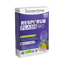 Respi'Rub Flash Organic - 15 tablets