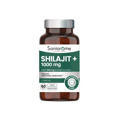 Shilajit + 1000 mg - 60 gélules