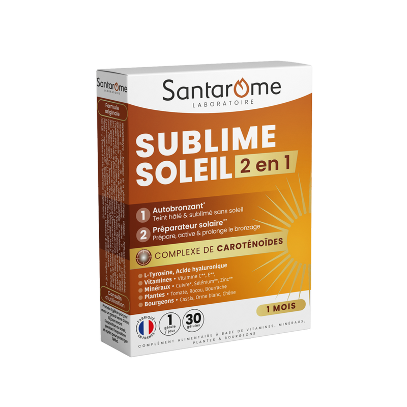 Sublime Soleil 2-in-1 - Self-Tanning and Sun Preparation - 30 capsules