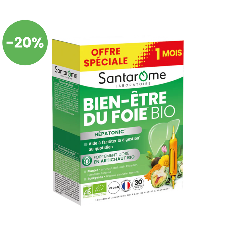 Organic Liver Well-being - Hépatonic - 30 ampoules