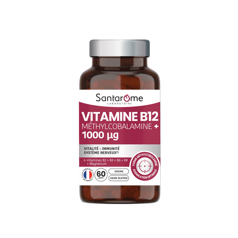 Vitamine B12 Méthylcobalamine + 1000 µg - 60 gélules