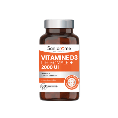 Vitamine D3 Liposomale + 2000 UI - 60 gélules