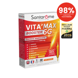 Vita'Max Booster 6G - 20 ampoules