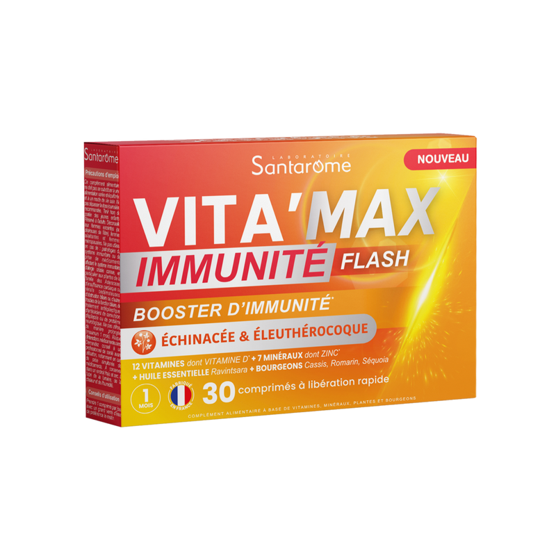 Vita'Max Immunity Flash - 30 fast-release tablets