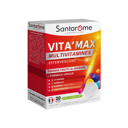 Multivitamins Vita'Max Effervescent - 20 tablets
