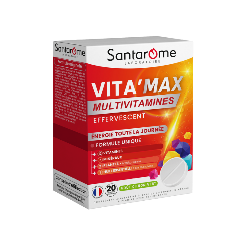 Multivitamins Vita'Max Effervescent - 20 tablets