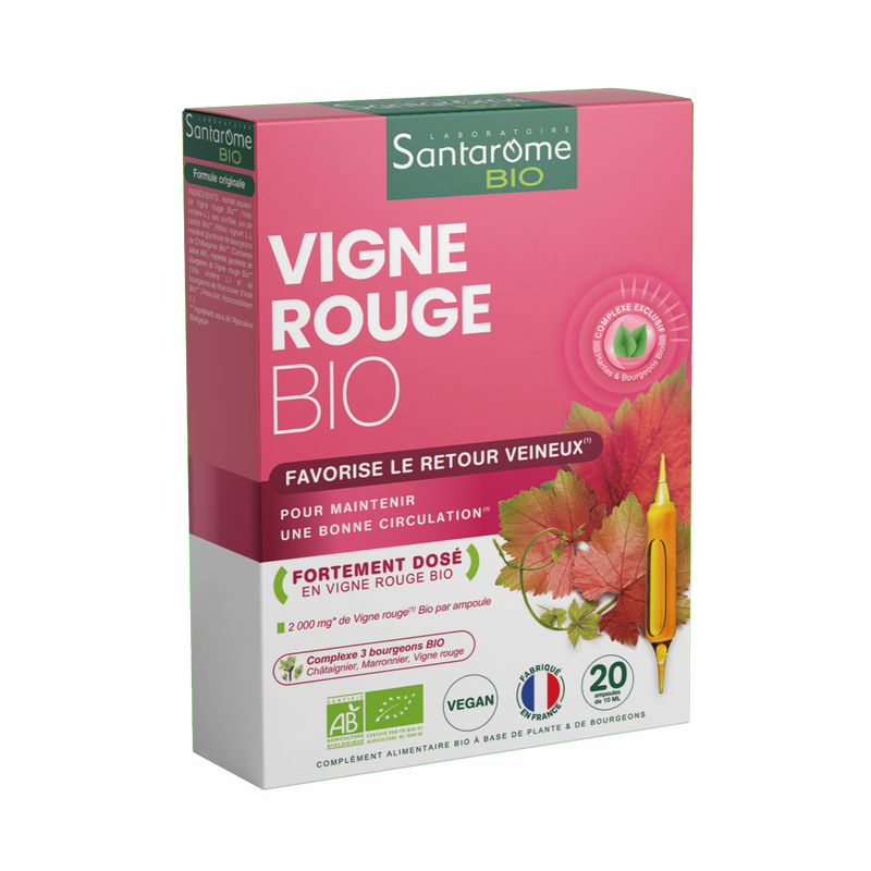 Organic Red Vine - 20 ampoules